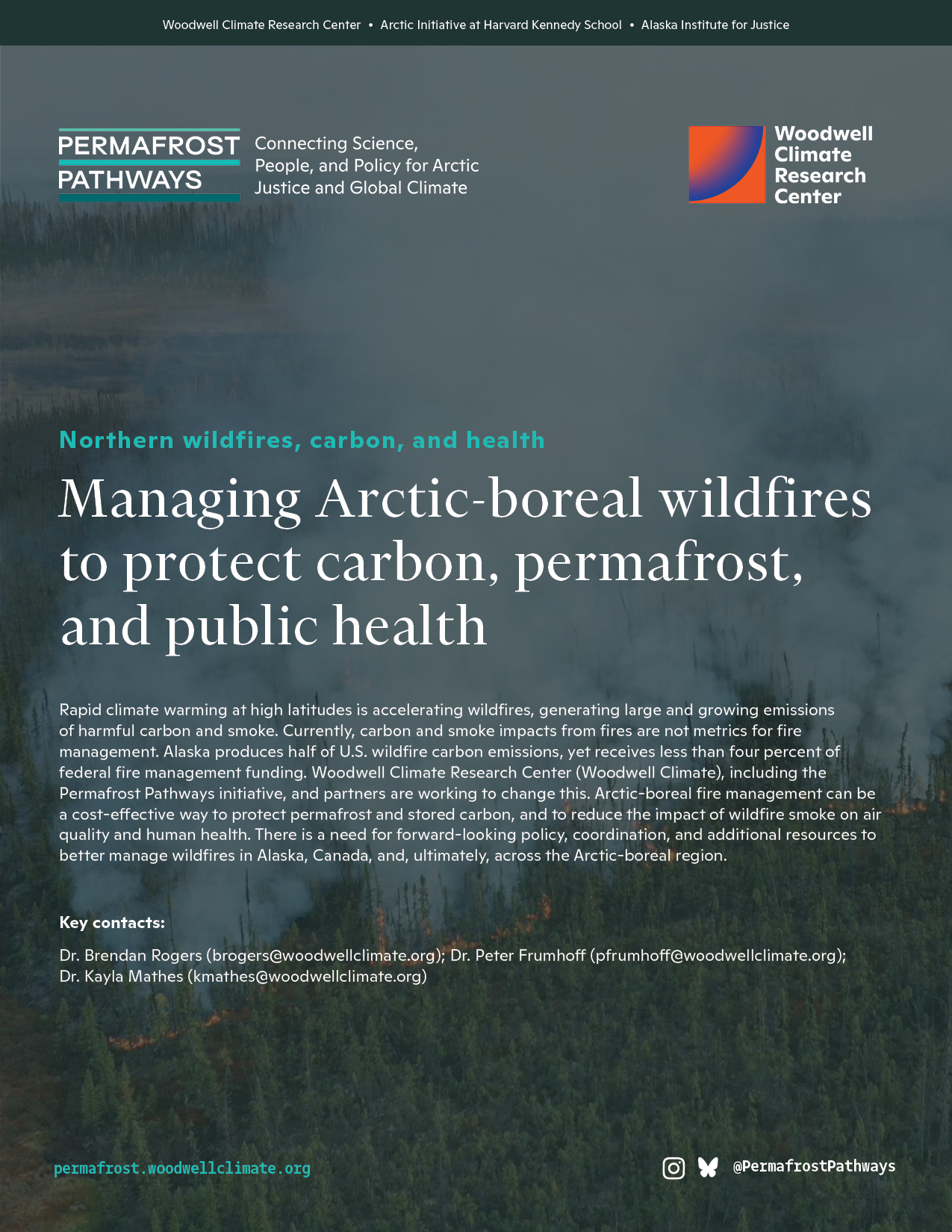 Cover page of boreal fire handout